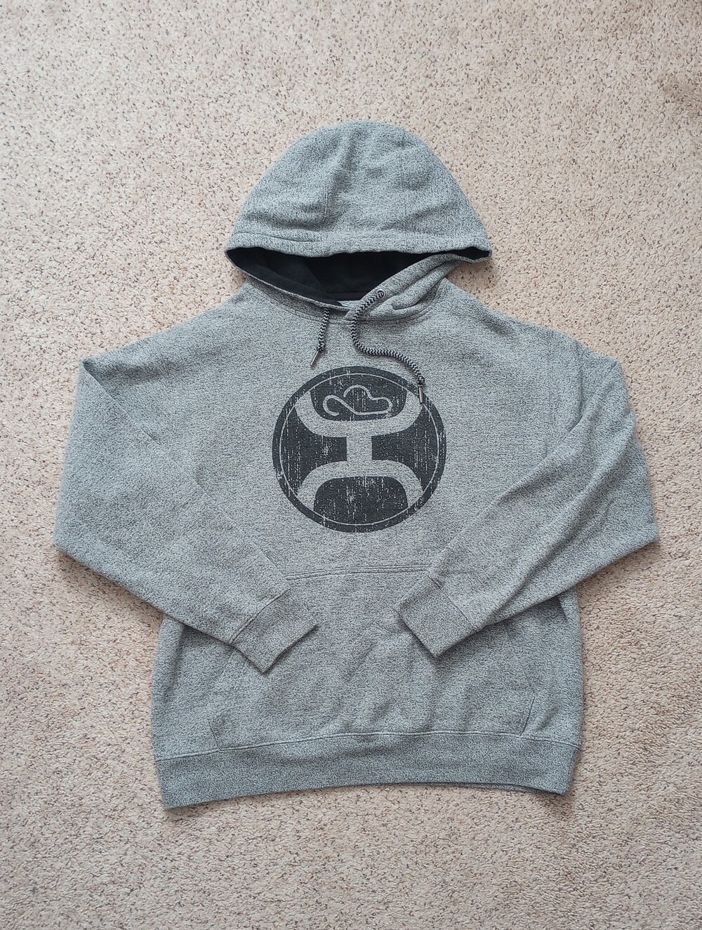 Hooey Gray Hoodie Size Medium